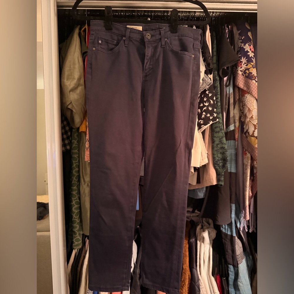 AG Adriano Goldschmied Women’s Navy Slim Pants
